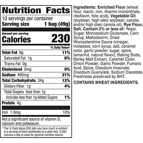Gardetto's Gardettoâ€™s Original Recipe Snack Mix Multipack 17.5 oz (Pack of 4)