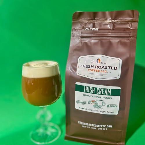 Fresh Roasted Coffee Fresh Roasted Coffee,Decaf Irish Cream Flavored Coffee, 2 lb (32 oz), Medium Roast, Kosher, Ground