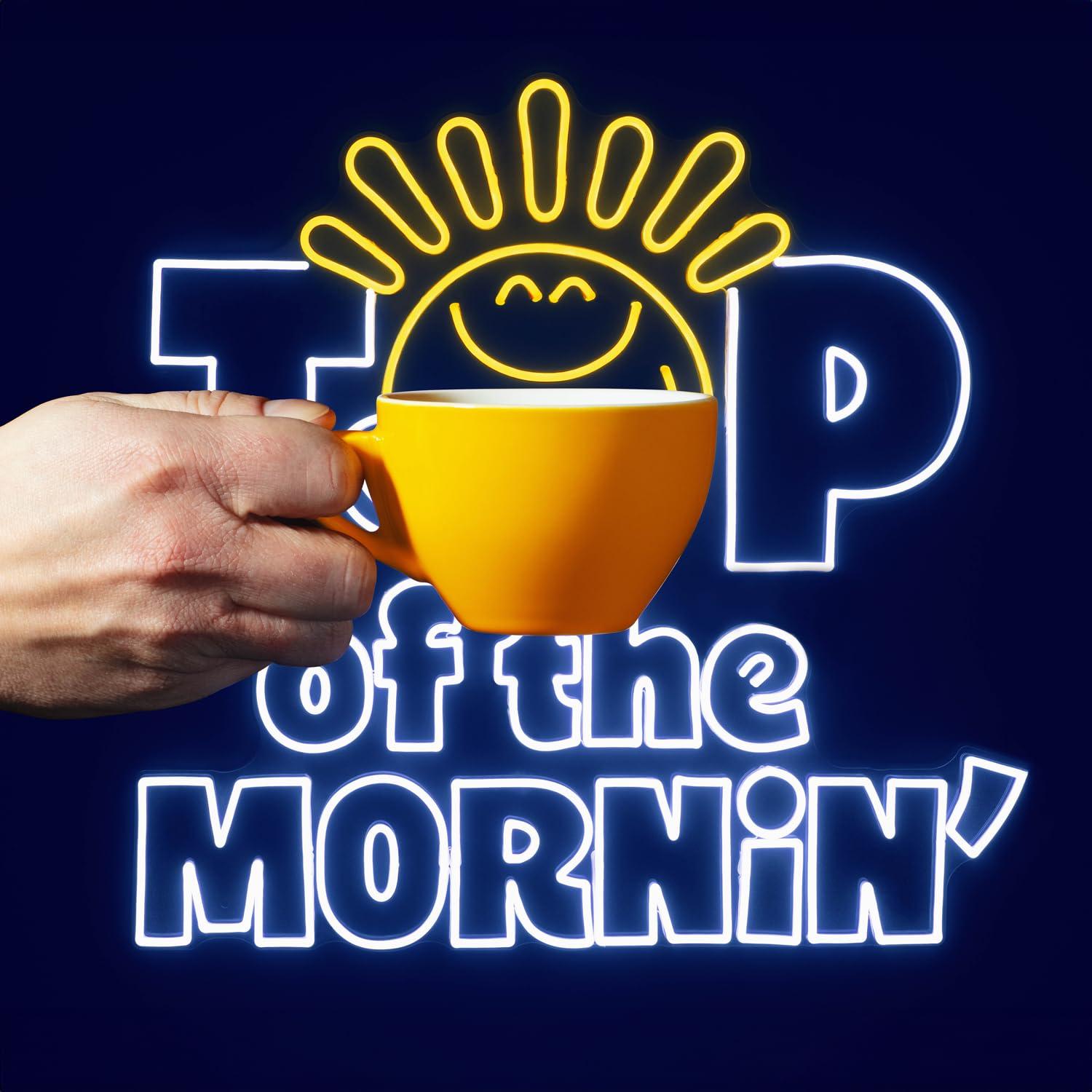 Top of the Mornin Top of the Mornin Ground Coffee by JackSepticEye, Ethically Sourced Organic Specialty Grade Coffee with hints of Praline and Black Tea (12 Ounce, Golden Hour)
