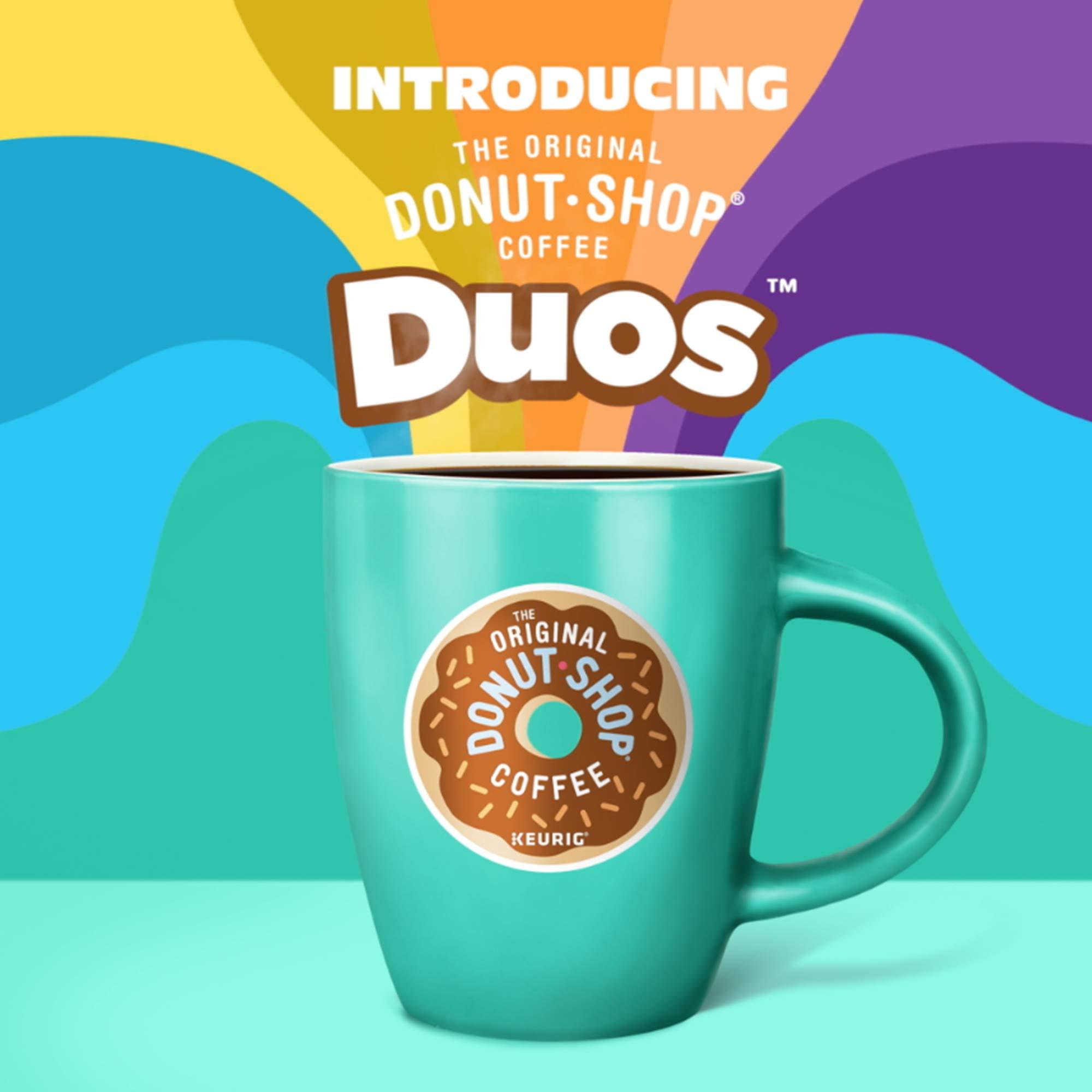 The Original Donut Shop The Original Donut Shop Duos Nutty + Caramel Keurig Single-Serve K-Cup Pods, Medium Roast Coffee, 96 Count