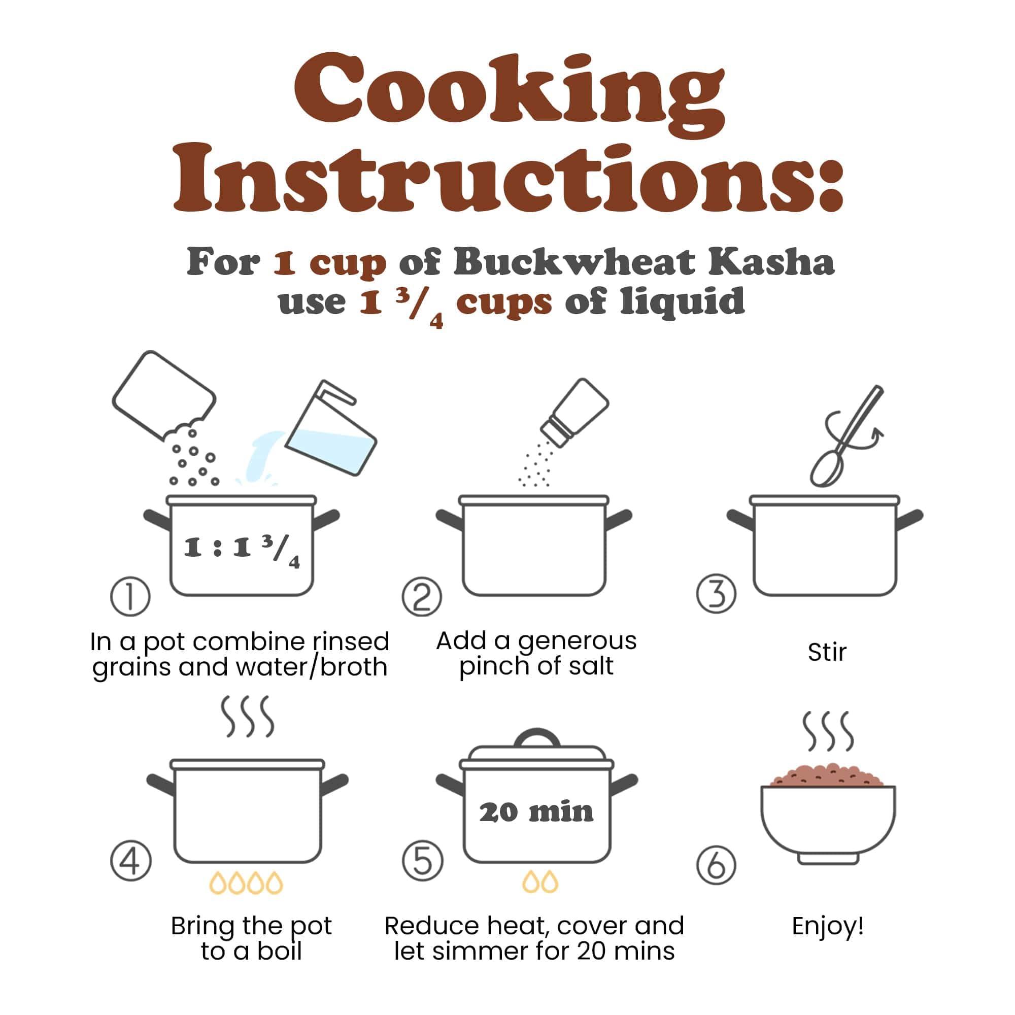 Food to Live Food to Live Gluten Free Organic Roasted Buckwheat Kasha, 5 Pounds Non-GMO Whole Groats. Quick-Cooking. Good Source of Fiber, Protein, and Copper.