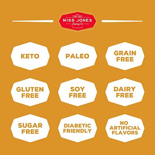 Miss Jones Baking Miss Jones Baking Not Cornbread Muffin Mix - Almond Flour, Gluten Free, Low Carb, No Sugar Added, Naturally Sweetened Desserts & Treats - Keto, Diabetic, Atkins, WW, and Paleo Friendly (Pack of 2)