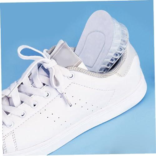 Nirelief Heel Lifts Shoe Inserts Height Insoles Height Increase Insoles 3 Pairs Invisible Shoe Lifts Inserts 2 Inch Height Adjustable Elastic Shock Absorption Heel Raise Pads Shoe Lifts for Men & Women Grey