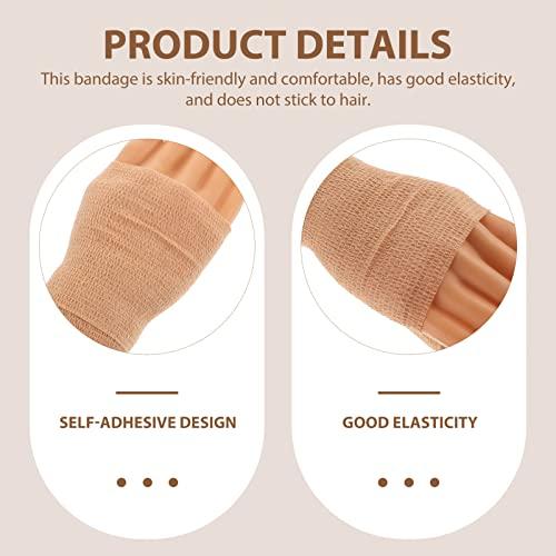 Healifty 1 Roll Self Adhesive Elastic Handle Grip Wrap Leg Japanese Wrap Finger Tape Goon Tape Knee Sports Belt Fitness Spandex Portable