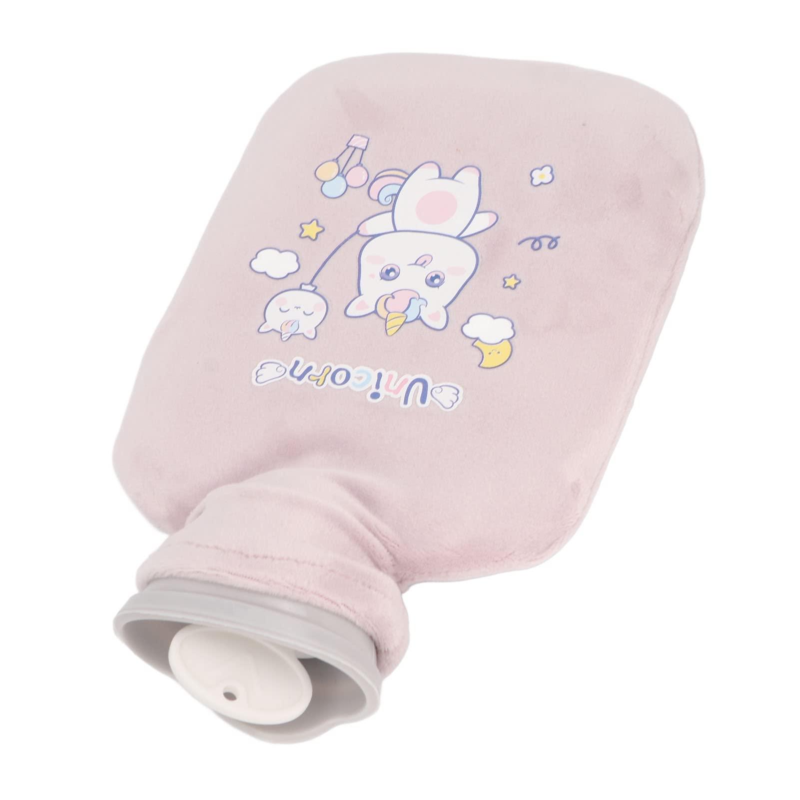 FILFEEL 500ML Hot Water Bottle, Hot Water Bag for Pain Relief Menstrual Cramps, Hot Cold Compress, Hand Feet Warmer, Hot Water Bottle with Soft Cover ()