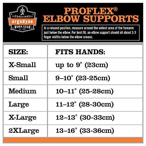 Ergodyne Ergodyne ProFlex 650 Neoprene Elbow Sleeve, Black, Small