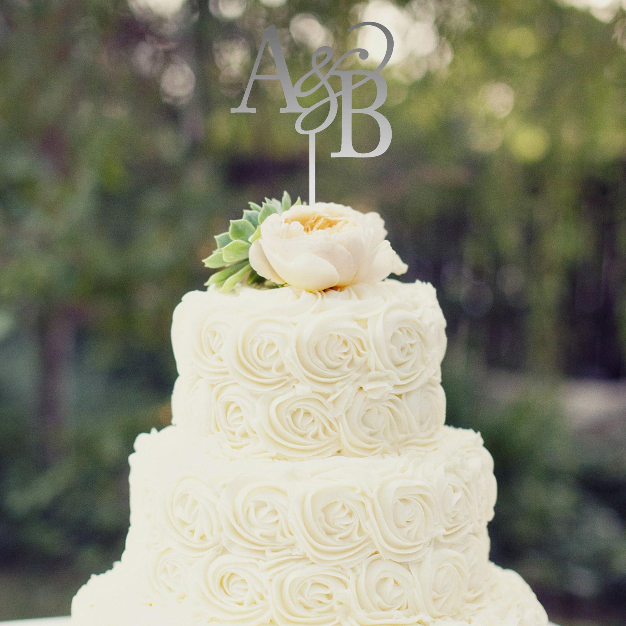 Noni Personalized Wedding Cake Toppers, Gold Cake Topper For Wedding, Customized Cake Toppers, Rustic Wedding Cake Topper, Weddong Cake Topper, Monogram Cake Topper.