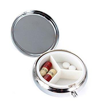 Hiuyi Hiuyi Tree Of Life Custom Personalized Round Pill Box Pocket Wallet Travel Pill Case Decorative Box Protector