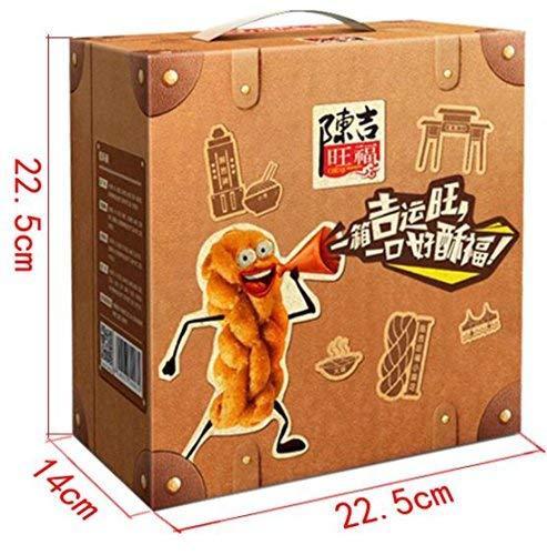 helen ou @ cjwf Chongqing Specialty: Traditional Handmade Snacks Fried Dough Twist 800g/28.22oz/1.76lb (Chive)