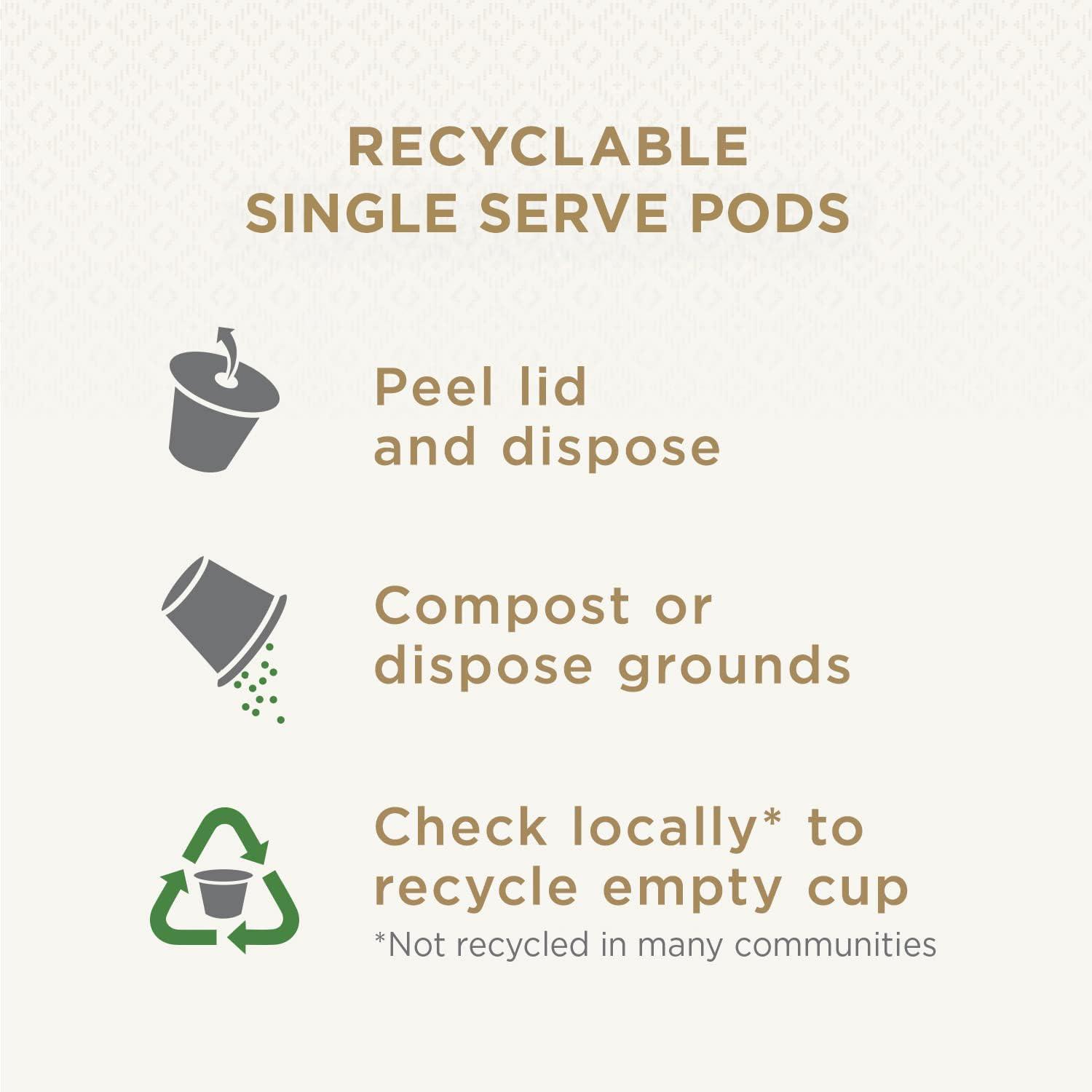 Peet's Coffee Peet\'s Coffee, Dark Roast Keurig K-Cup Pods - French Roast 88 Count (4 Boxes of 22 K-Cup Pods)