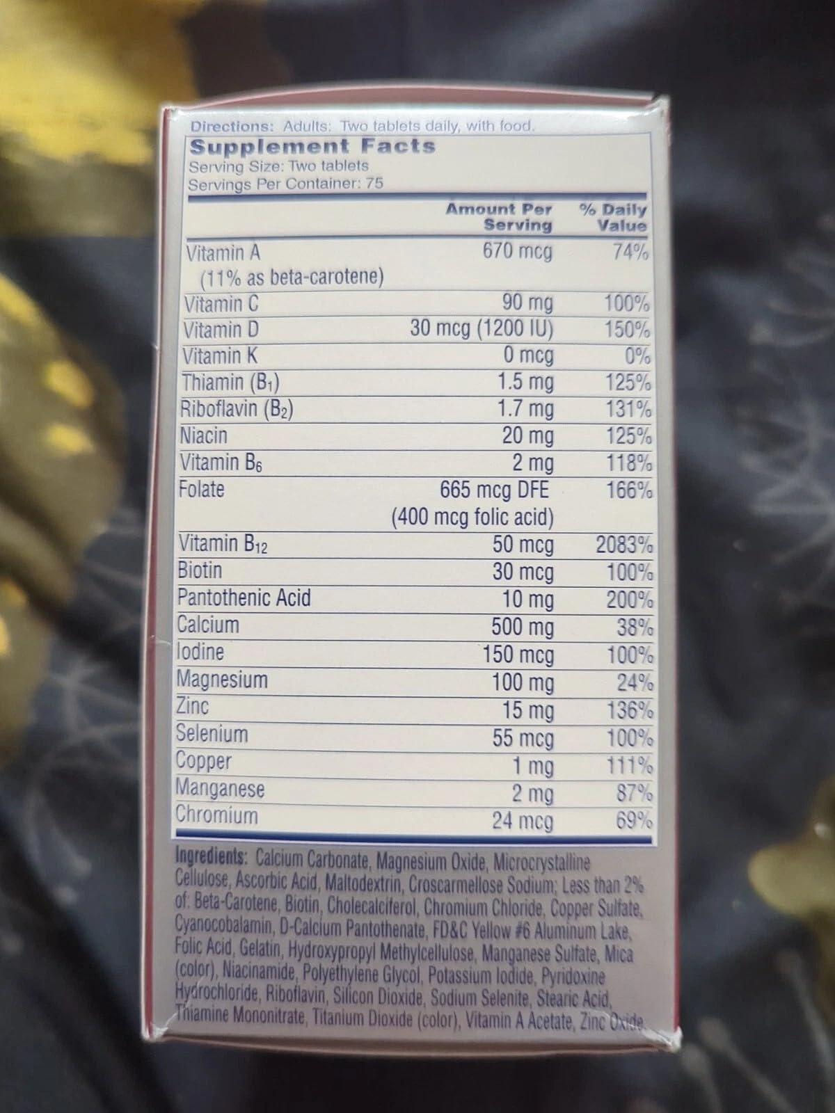 ONE A DAY One A Day Proactive 65+ Multivitamins, 150 Count (3 Pack)