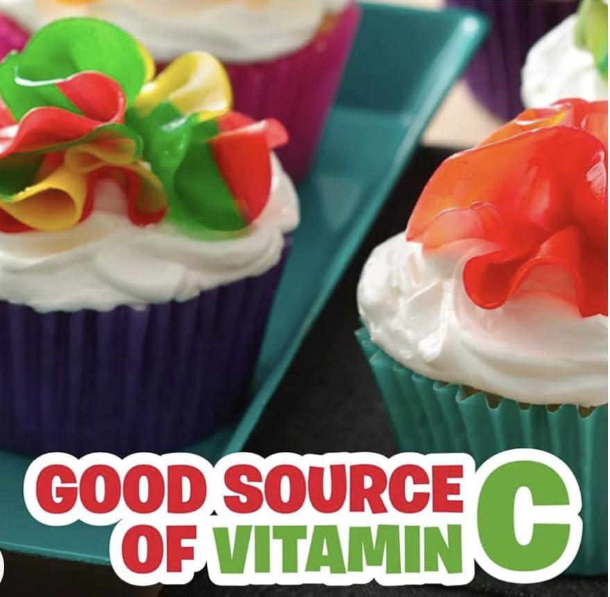 Express Minds llc Fruit Roll-Ups Fruit Snacks Variety Pack Strawberry & Tropical Tie Dye | Gelatin & Gluten Free (0.5 oz., 72 pk.)