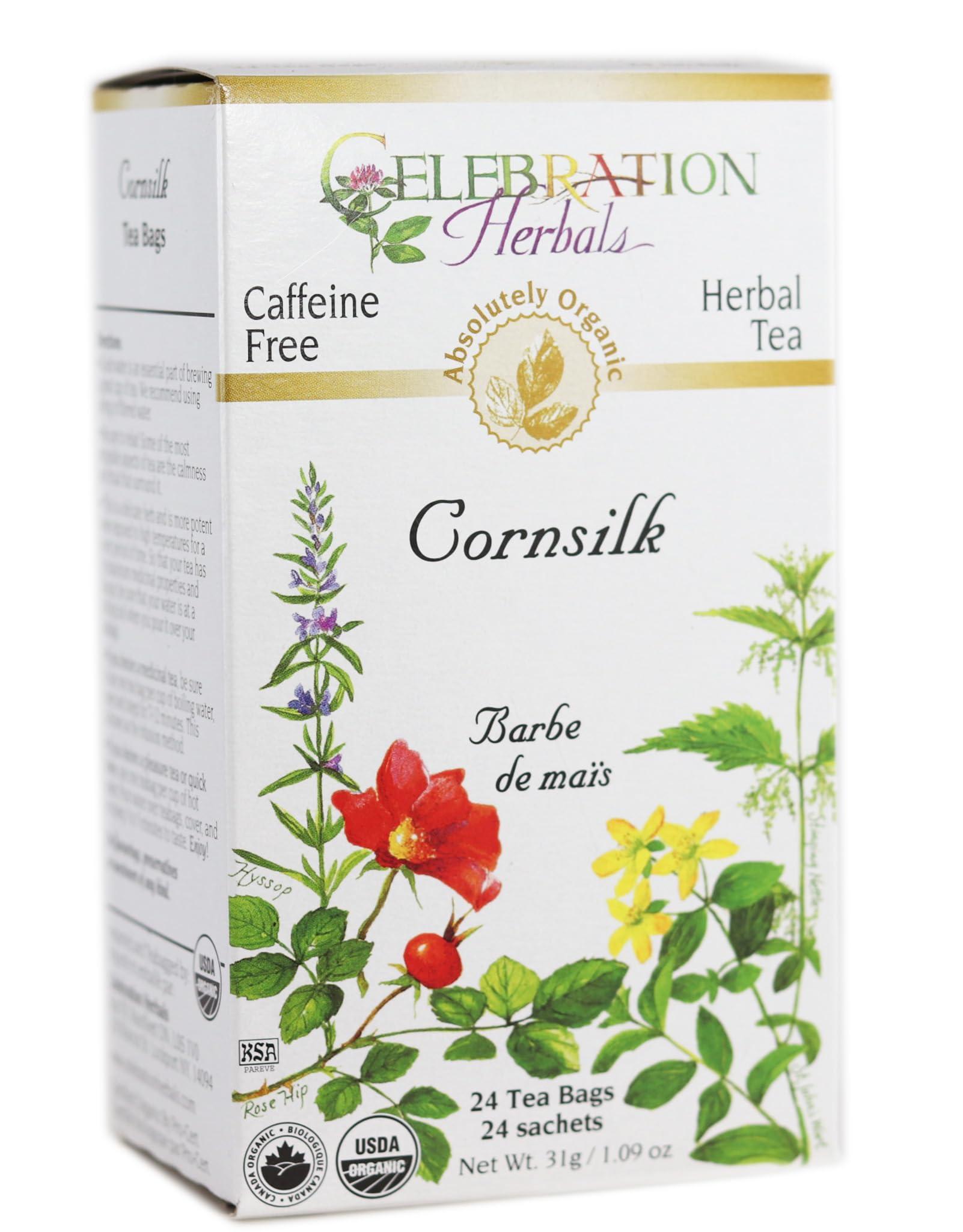 Celebration Herbals Celebration Herbals Organic Cornsilk Tea Caffeine Free - 24 Herbal Tea Bags