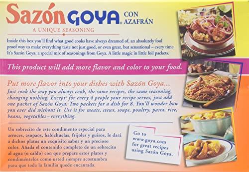 Goya Goya Foods Sazón Seasoning With Azafran 3.52 Ounce (Pack of 3)