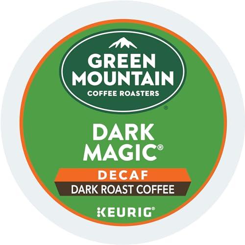 Green Mountain Coffee Roasters Green Mountain Coffee Dark Magic Decaf, Keurig Single Serve K-Cup Pods, Dark Roast Coffee, 60 Count, (6 Packs of 10)
