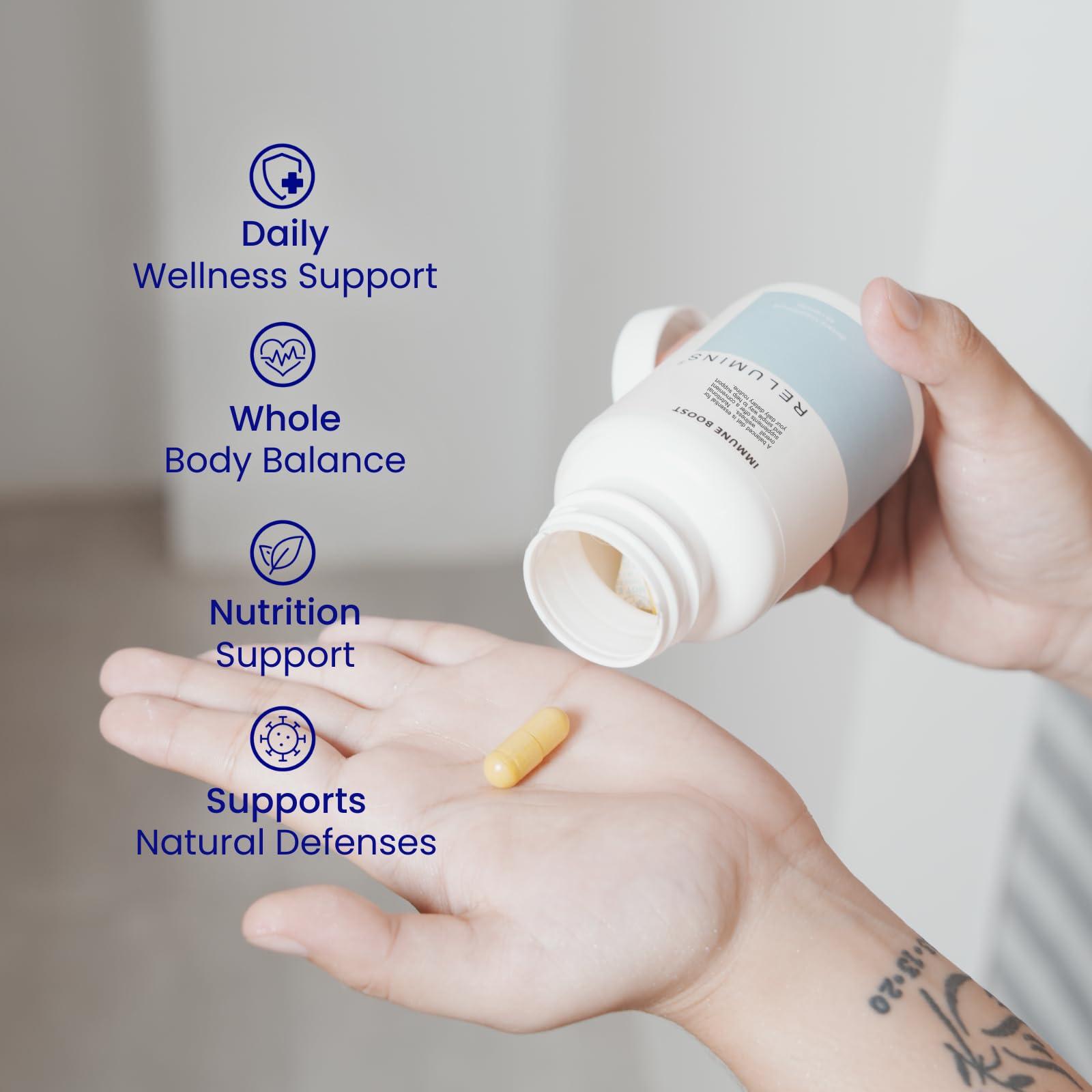 Relumins Relumins Immune Boost - an Original Immune System Support Formula - 60 Capsules