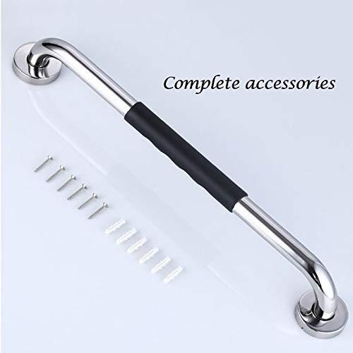 NOALED Grab Rail Bathroom Handrail for Showers and Walls Modern Grab Rails for Bathroom, Stainless Steel PVC Grab Bars for Bath and Shower