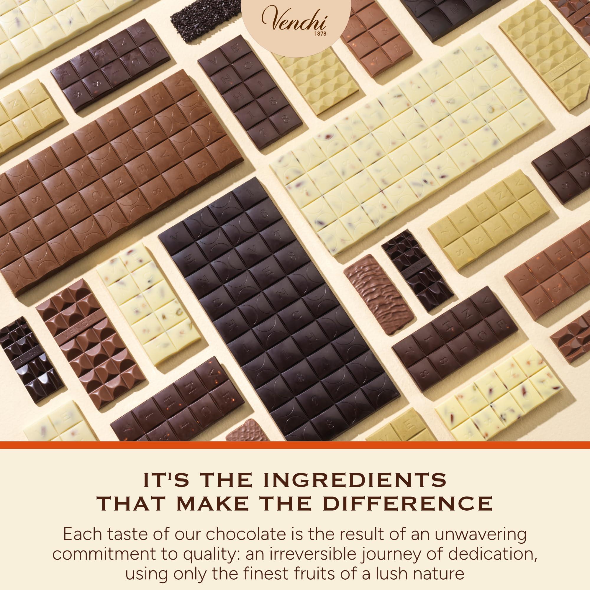 Venchi Venchi - Pistachio Gourmet Chocolate Bar - White Chocolate and Pistachio Paste Cream Bar, 3.53 oz - Gluten Free