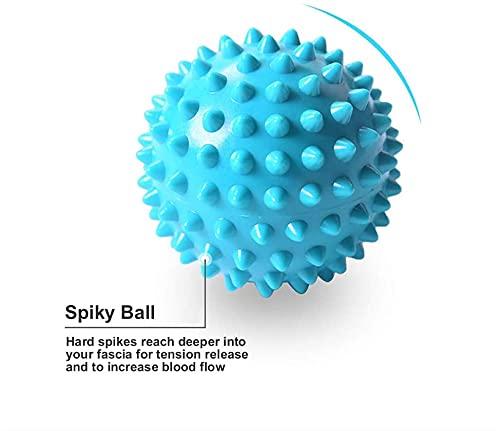 NEBULIZER MACHINE EACO Foot Massage Roller Spiky Ball for Plantar Fasciitis Relief, Trigger Point Muscle Roller in Different Degrees of Hardness for Foot Back Leg Hand PLA Relax
