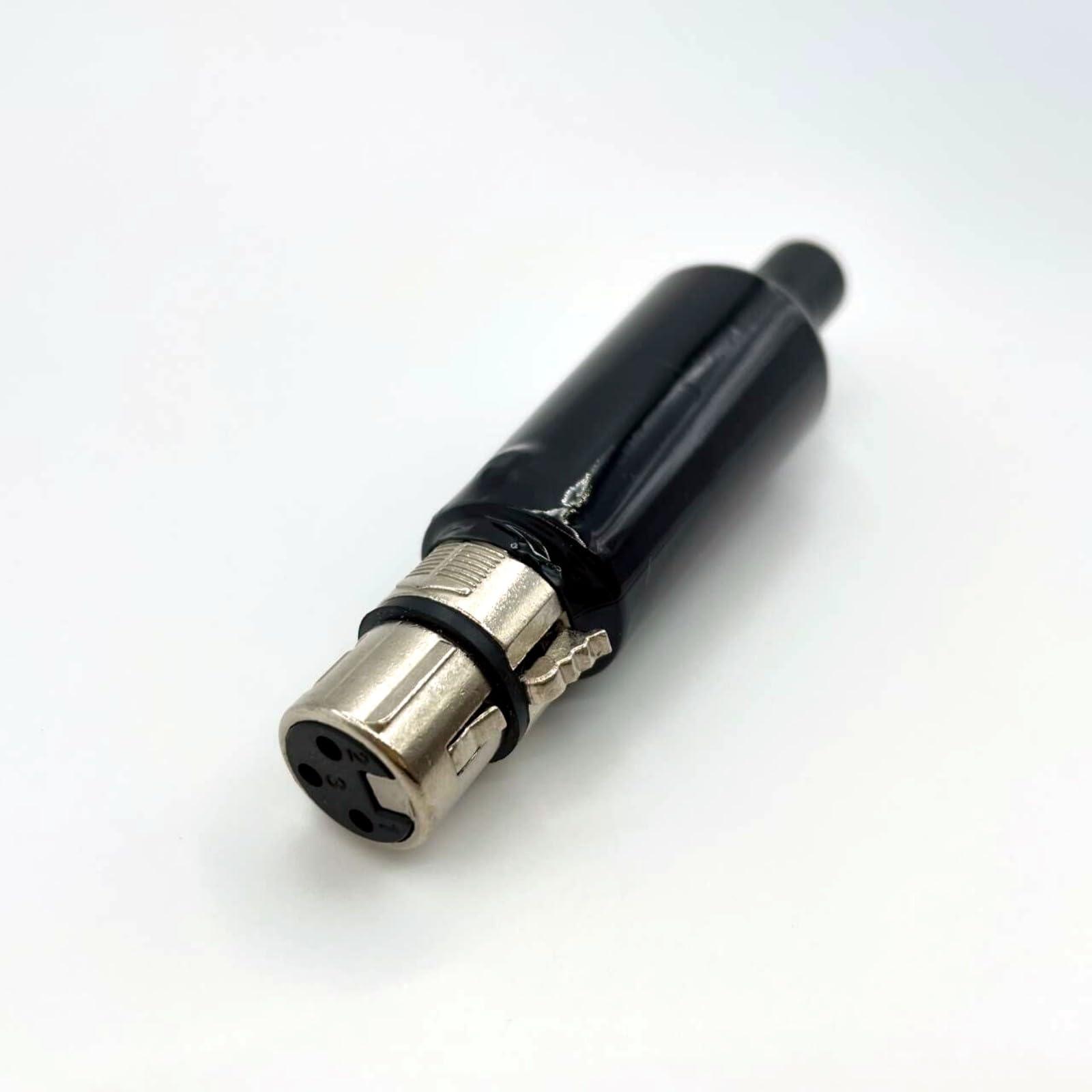 EBIEFLY EBIEFLY 2Pcs DIY Massage Gun Adapter Attachments with 3XLR Female Connector + A Large Massager Cup Attachment with Male Connector,Helps Relieve Muscle Soreness & Stiffness,Cup Diameter 12cm/4.7in