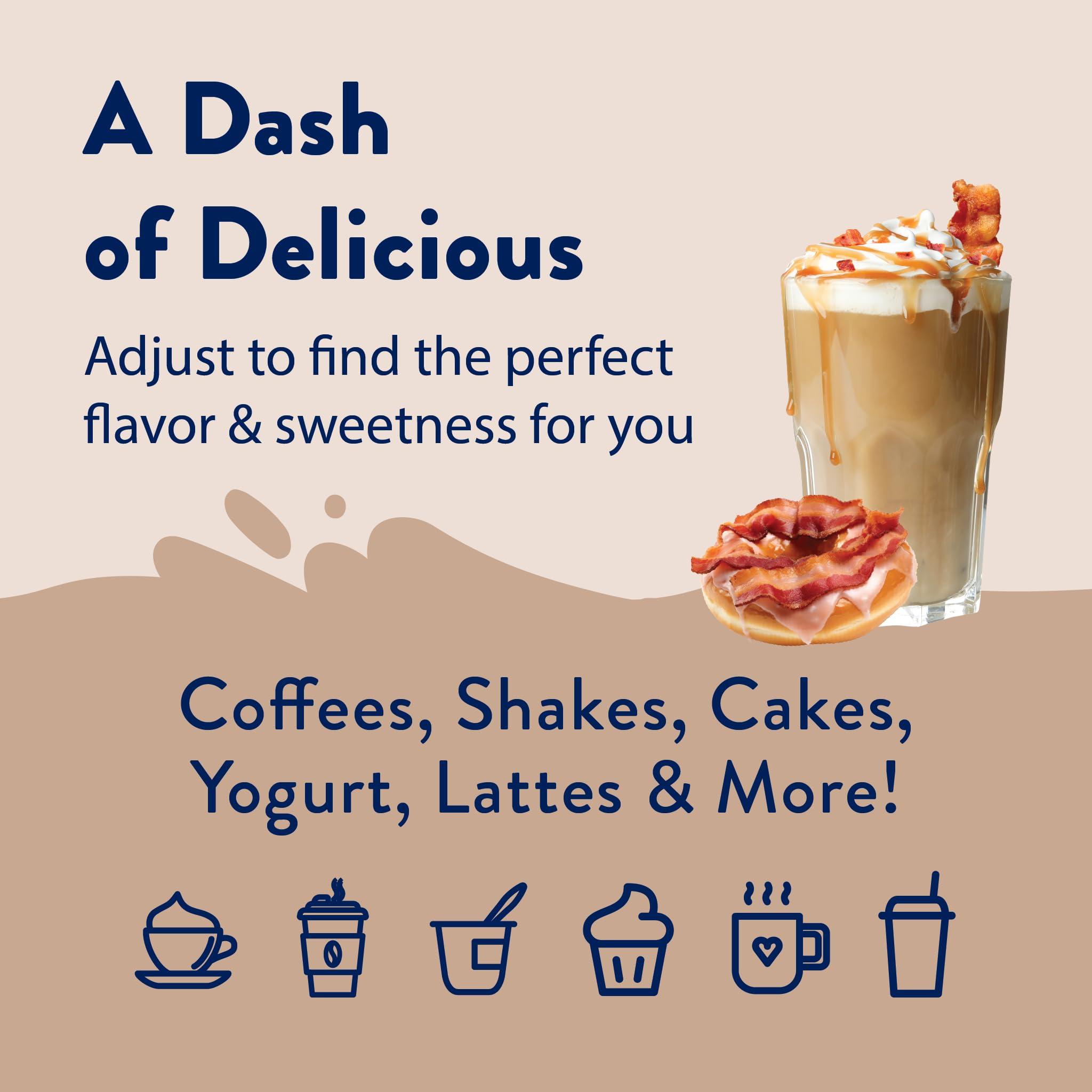 Jordan\'s Skinny Mixes Jordan\'s Skinny Syrups Sugar Free Coffee Syrup, Maple Bacon Donut Flavor Drink Mix, Zero Calorie Flavoring for Latte, Protein Shake, Food and More, Gluten Free, Keto Friendly, 25.4 Fl Oz, 1 Pack