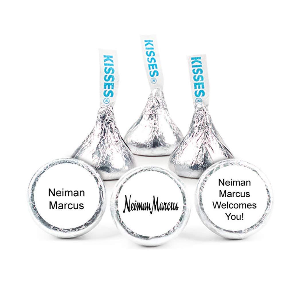 Just Candy 200ct Custom Candy Promotional Products Add Your Logo Kisses - White