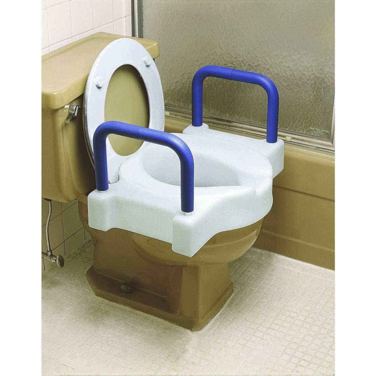 Maddak Inc. Extra Wide Tall-Ette Elevated Toilet Seat with Aluminum Legs
