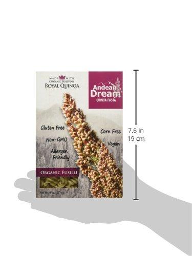 Andean Dream Organic Quinoa Pasta Fusilli Gluten Free Andean Dream 8 oz Box