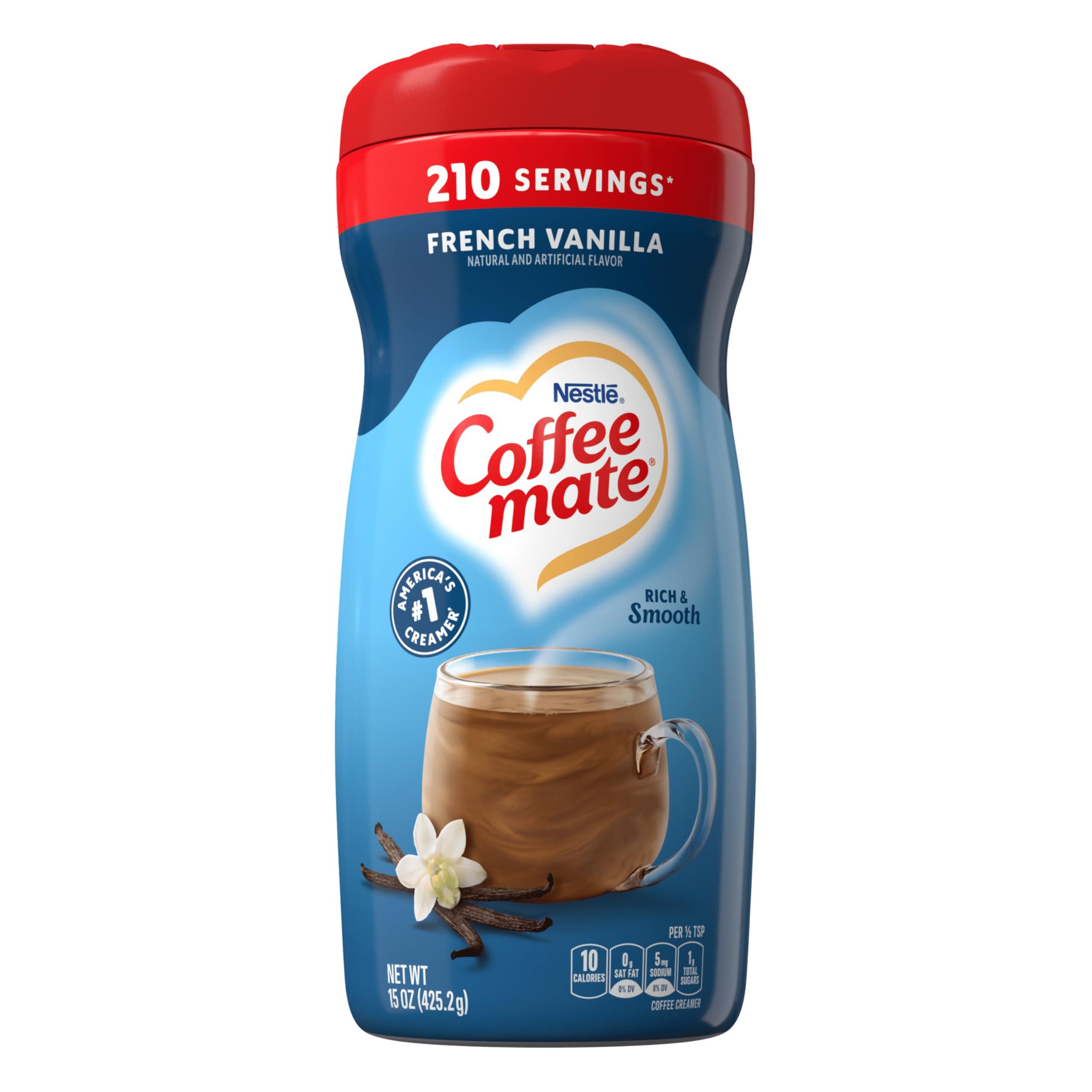 Coffee mate Nestle Coffee mate French Vanilla Powder Coffee Creamer 1 Pack (15 Oz)