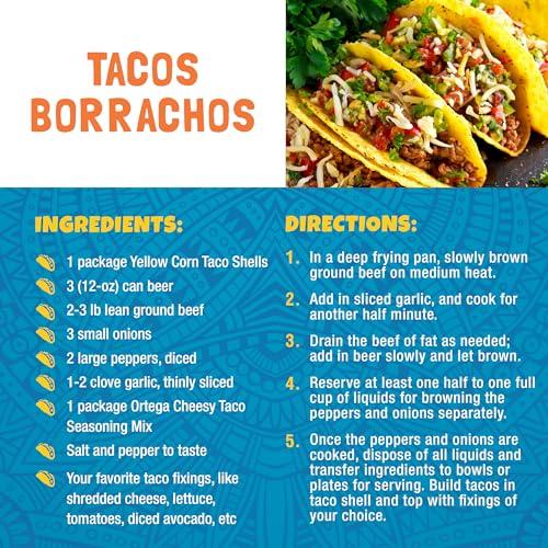 Ortega Ortega Taco Shells, Yellow Corn, 18 Count