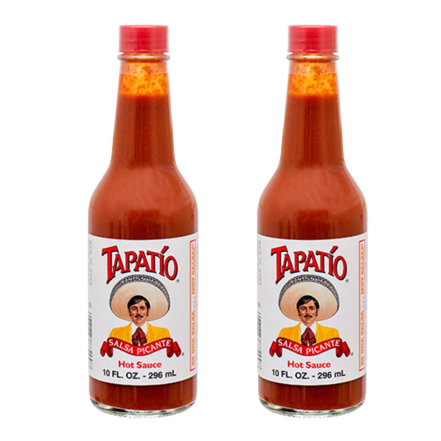 Tricolor Tapatio Hot Sauce, Salsa Picante Mexican Style Hot Sauce - 10 fl oz (2 Pack)
