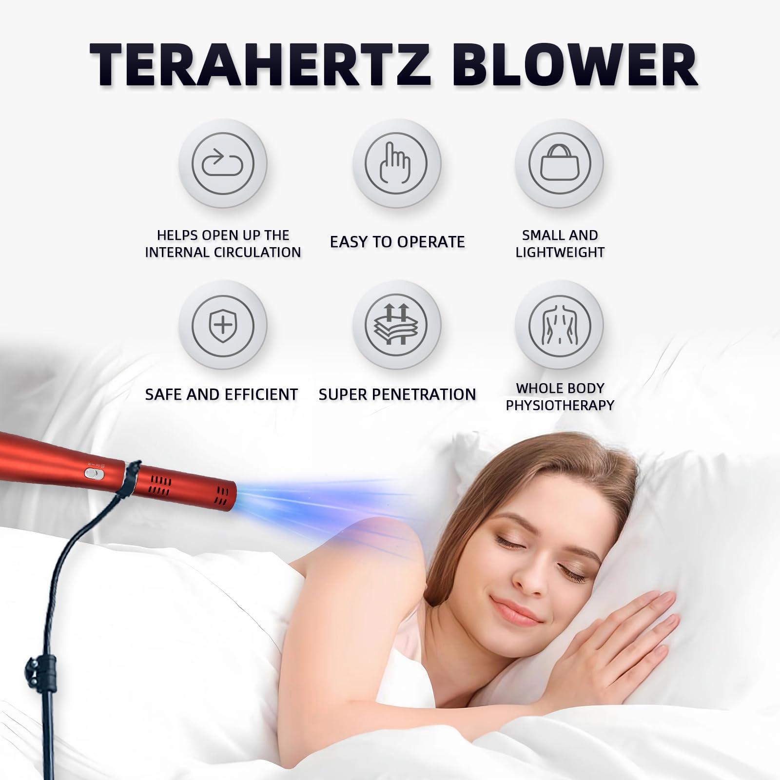 RXDSWKJ Terahertz (THZ) Wand Blower Health Therapy Board Electric Heating Massage Wand for Body and Water Enhancement
