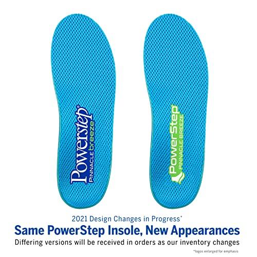 Powerstep Powerstep Pinnacle Breeze Shoe Inserts, Blue, Men's 12-13