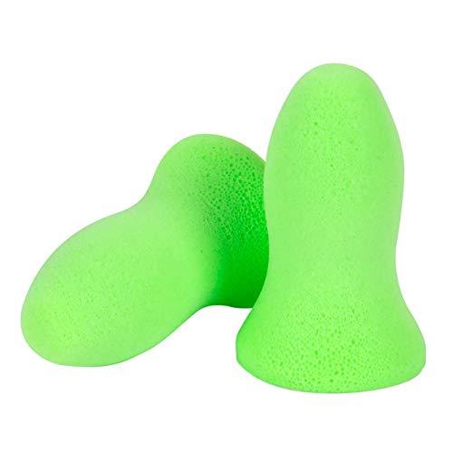 Flents Flents Foam Ear Plugs, 55 Pair for Sleeping, Snoring, Loud Noise, Traveling, Concerts, Construction, & Studying, Contour to Ear, NRR 33, Green, Made in the USA