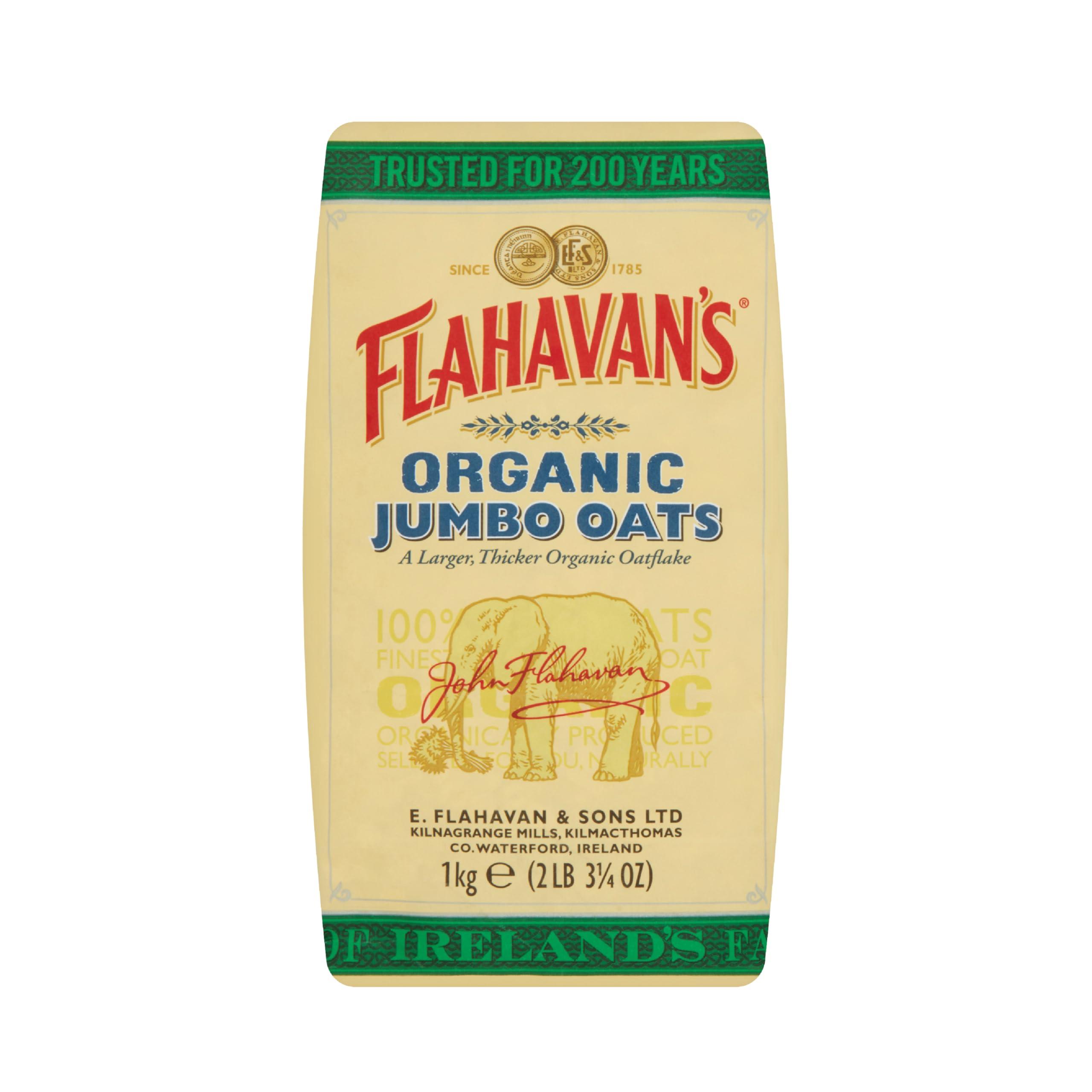 Flahavans Flahavan\'s Irish Organic Jumbo Oats (1Kg)