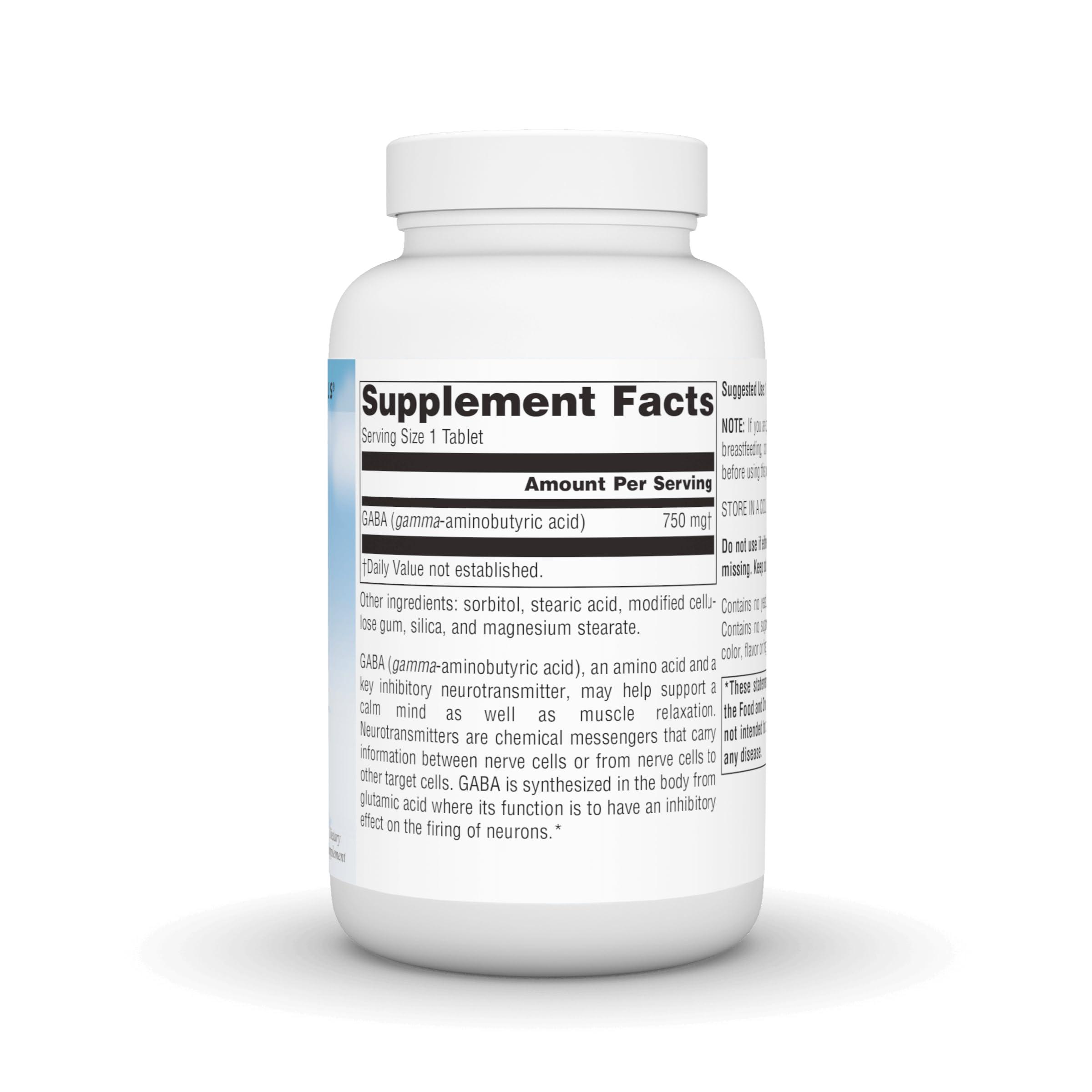 Source Naturals Source Naturals Serene Science GABA, for a Calm Mind* - 750mg, 90 Tablets