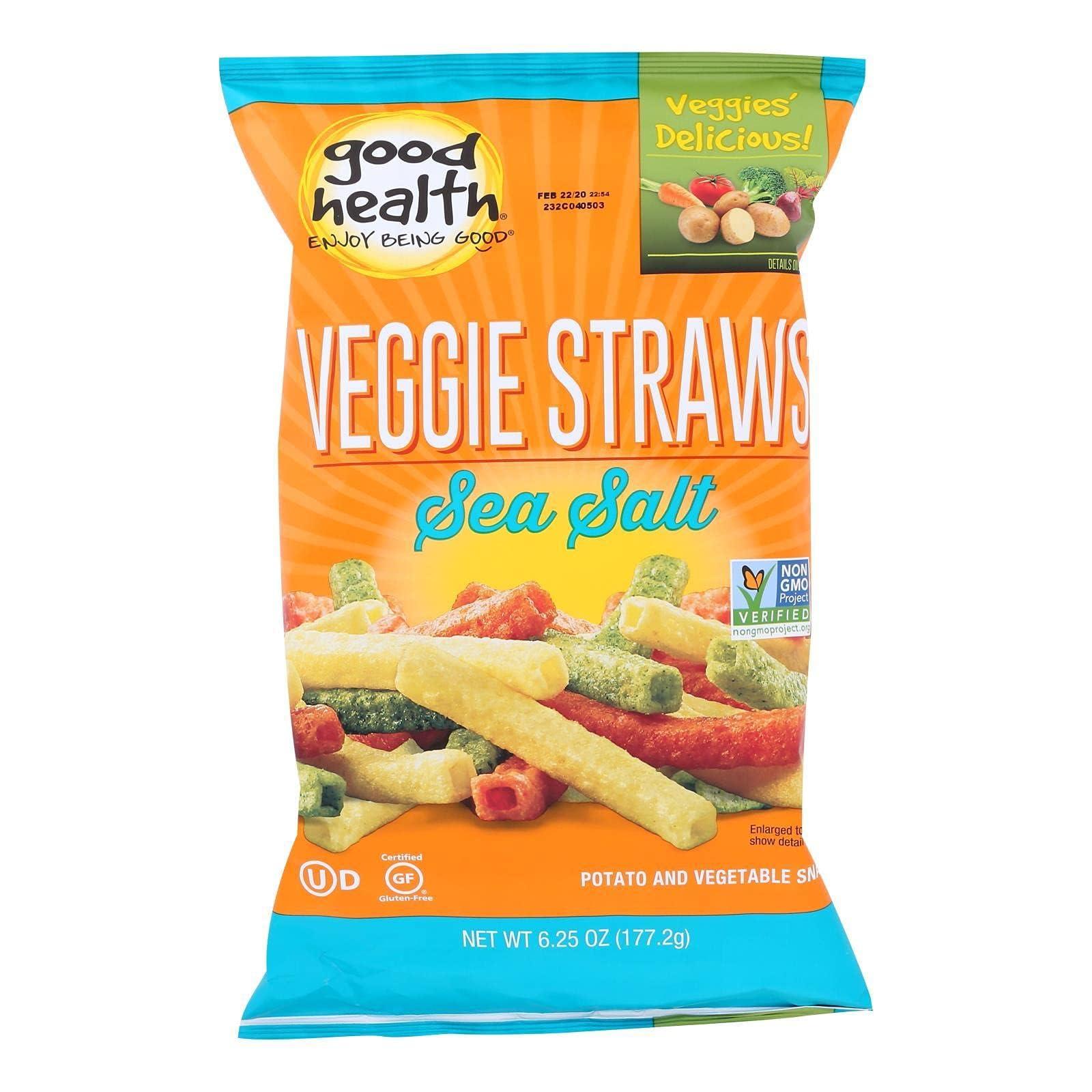 Good Health Good Health Sea Salt Veggie Straws, 6.75 Ounce - 10 per case.
