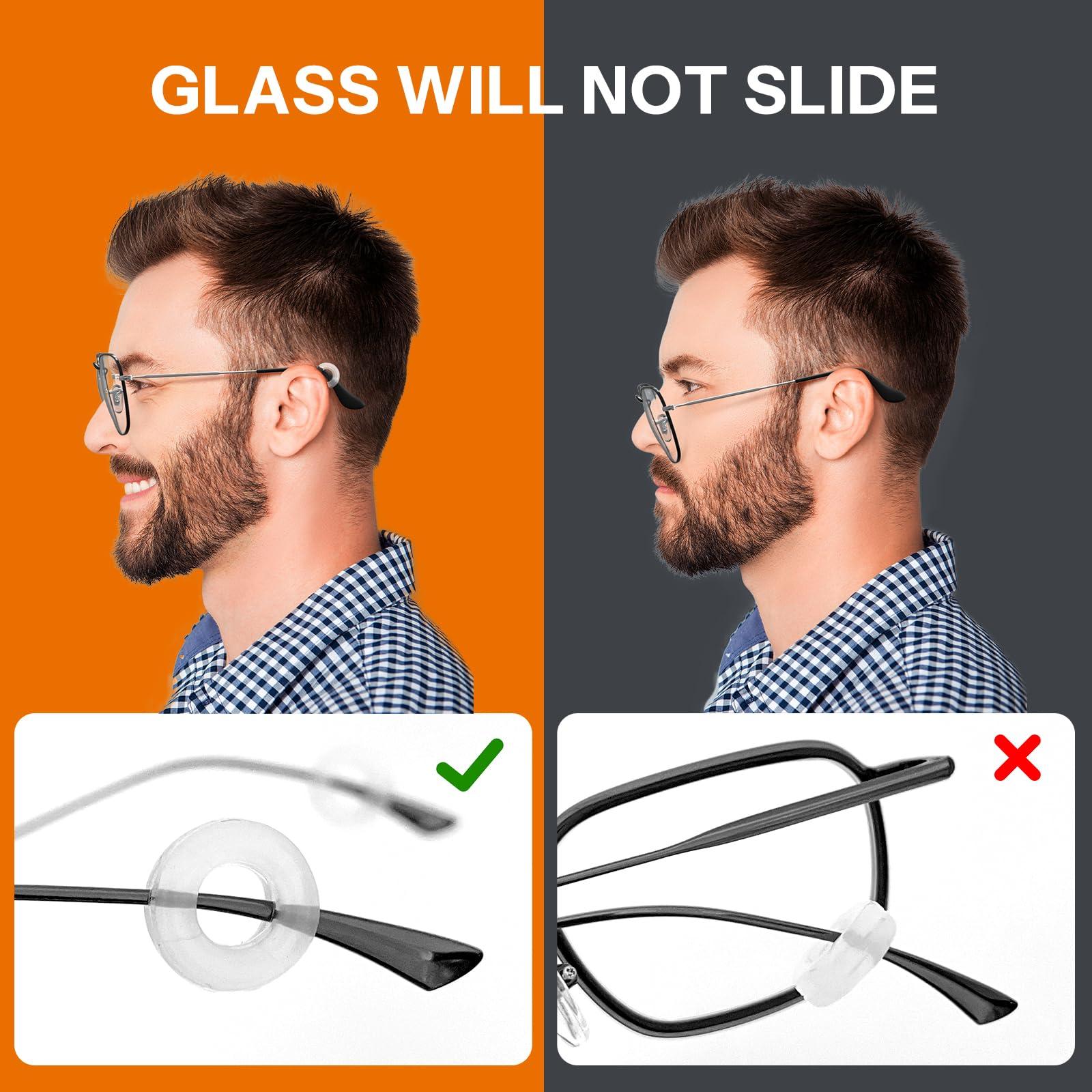 Maxsure Glasses Cleaner,8 in 1 Glasses Cleaning Kit with 24H Anti Fog Eyeglass Cleaner Spray| Portable Glasses Cleaner Tool|Eye Glass Clean Cloths, Glasses Anti Slip with Soft Eyeglass Nose Pads & Ear Grip