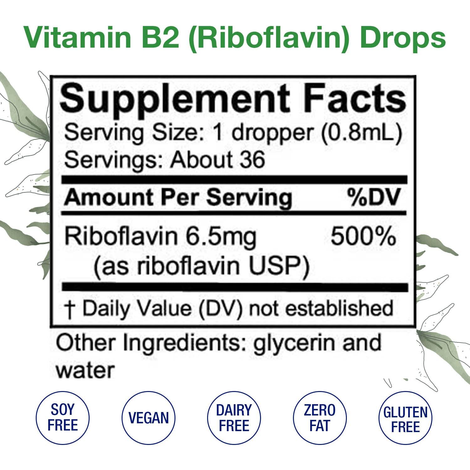 HoneyCombs HoneyCombs Vitamin B5 (Pantothenic Acid) Drops Liquid Vitamin B5 Extract 1Fl Oz. + Vitamin B2 (Riboflavin) Drops, 1 Fl Oz. + Vitamin B1 (Thiamine) Drops - Thiamine Vitamin B1 Extract, 1 Fl Oz.