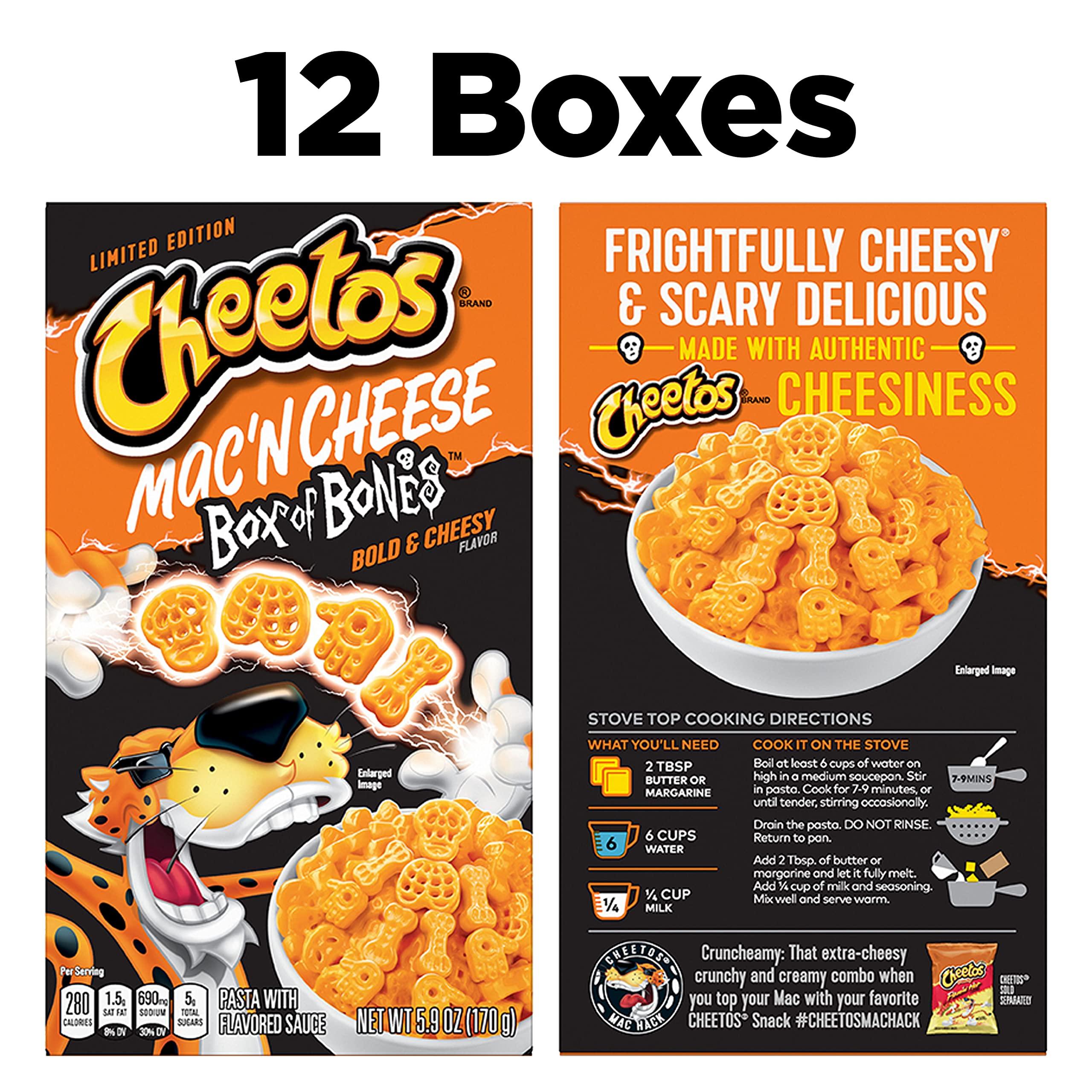 Cheetos Cheetos Limited Edition Cheetos Box of Bones Halloween Mac & Cheese 5.9oz Boxes (12 Pack)