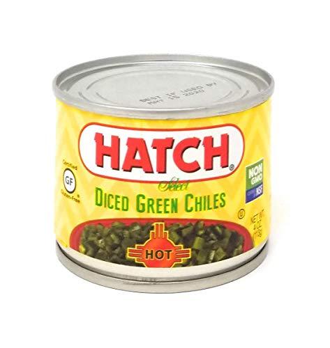 Hatch Chili Hatch Diced Green Chiles 4oz HOT (QTY 6)