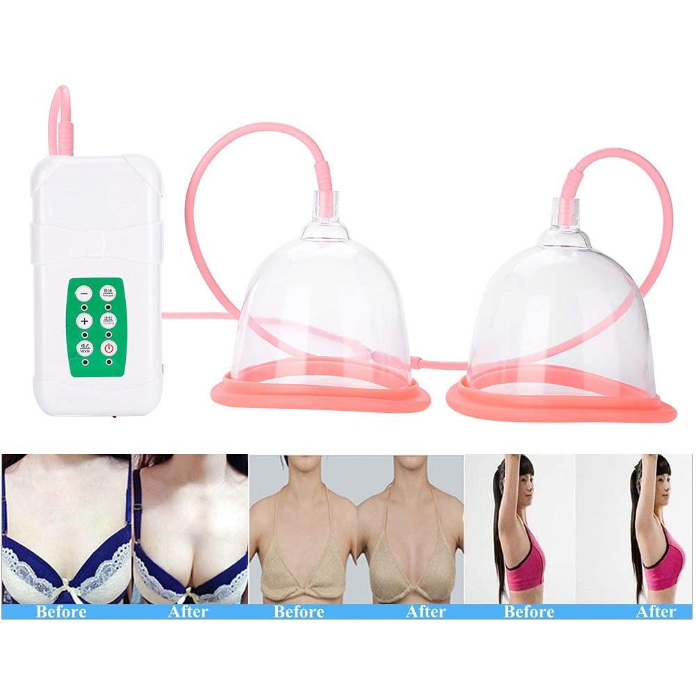 Natudeco Breast Enlargement Machine Vacuum Breast Enlargement Machine Powerful Suction Breast Enlargement Pump for Improves Underdeveloped Breasts(CDBig Cup)