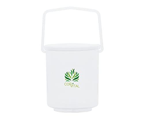 Cor-Vital Cor-Vital Coffee Enema Kit for Colon Cleansing - Complete Enema Accessories - Recommended by Gerson Home Enema Kit - Colon Detox Organic Coffee Enema - Enema Bucket Kit with Red Tube - Colon Cleanser