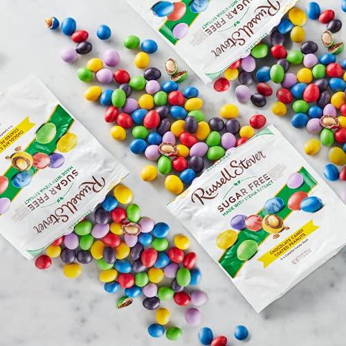 Russell Stover Chocolates Russell Stover Sugar Free Chocolate Candy Coated Peanut Gems, 7.5 Ounce Bag