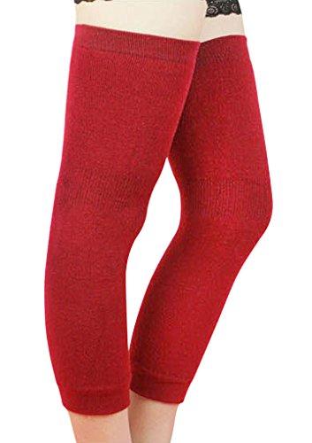 Holiberty A Pair Elastic Lengthen Cashmere Knitted Knee Sleeve Braces Non-slip Thermal Over Knee Leg Sleeves Support Protector Thigh Calf Warmer Socks Pads Legging Stockings for Women Men, Pain Relief/Arthritis