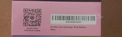 Eargasm Eargasm Smaller Ears Earplugs - Pink High Fidelity Filtered Noise Reducing Reusable Ear-Plugs for Kids, Women, Men - Hearing Protection for Live Concerts, Motorcycles, Festivals, Sporting Events