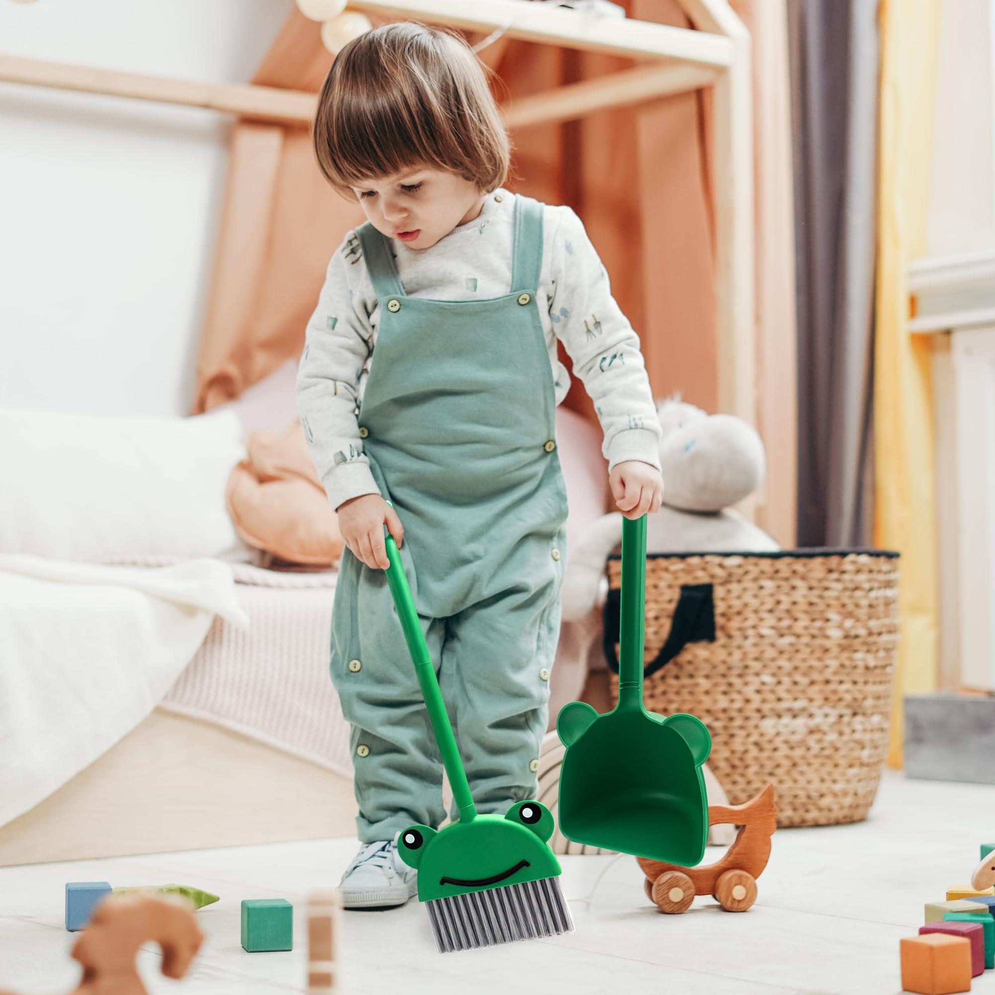 Child's broom and dustpan set on sale