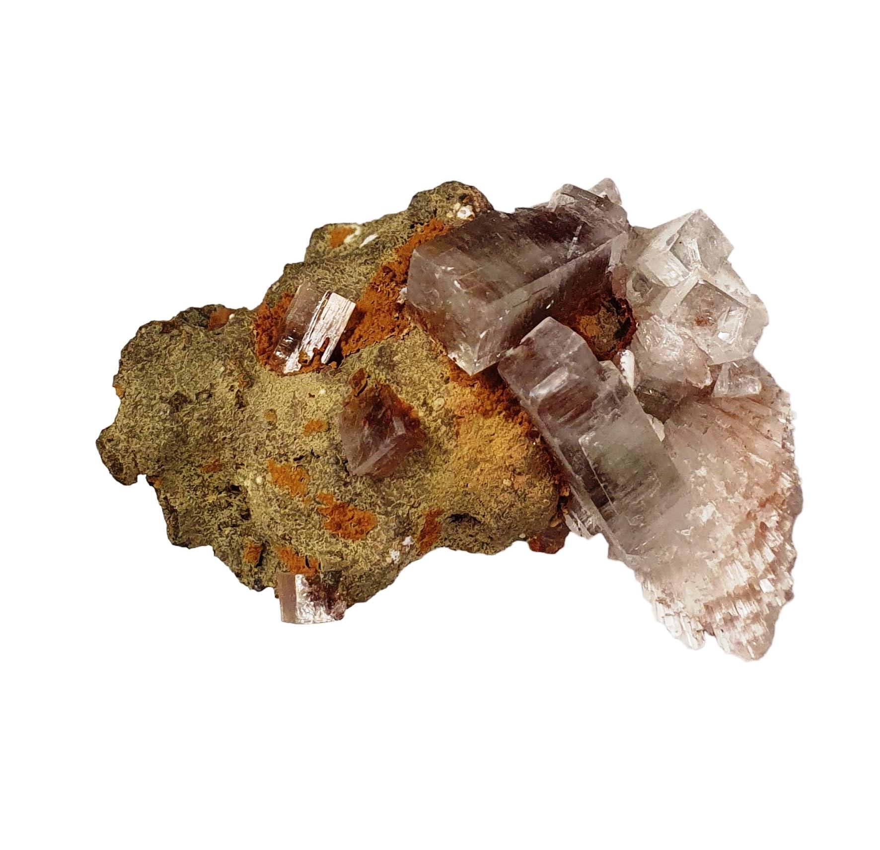 Geofossiles Apophyllite - Mesolite India Minerals Mineral Stone SNA807