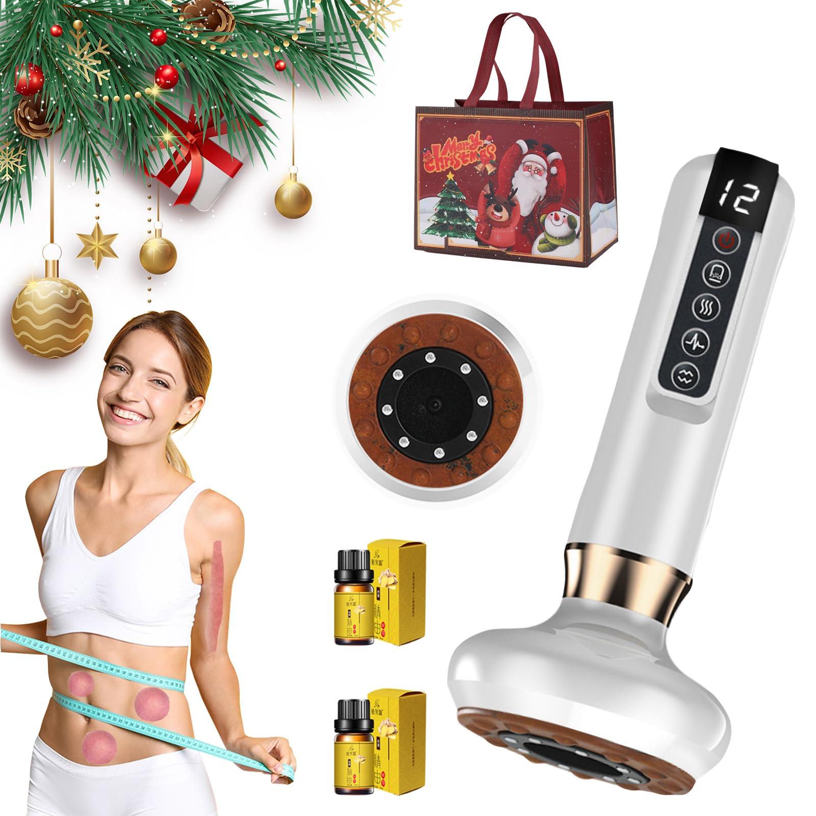 wregin Sculpiflex - Sculpiflex Cellulite Machine, 100% Gentle Sculpiflex Cellulite, Cordless - Sculpiflex Anti Cellulite Machine - Cupping Massager for Cellulite, With Pressure Relief and Timing (C-white)