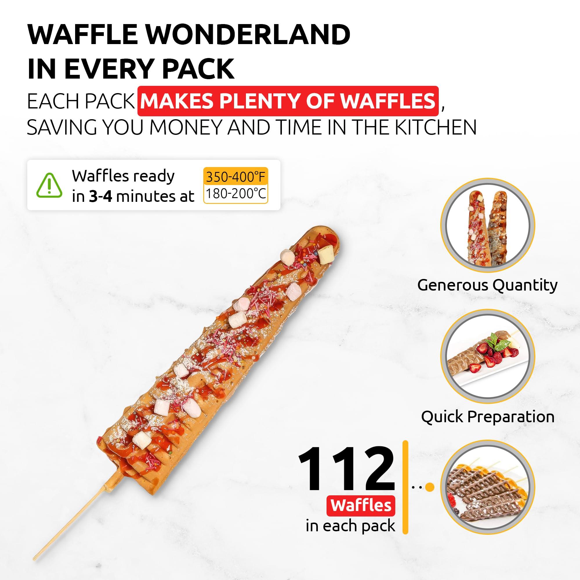 MIXES OLDSOUL OldSoul Professional Popstick Waffle Mix | Stick Waffles Dough Mix | Vanilla Flavor | 112 Waffles | 5 Lbs (5 Lbs, Traditional)